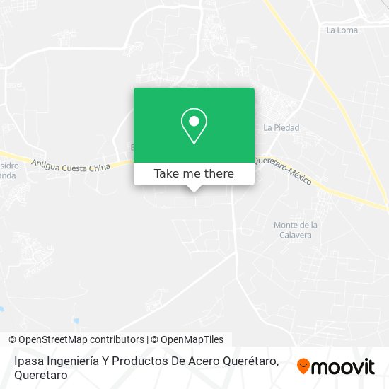 Ipasa Ingeniería Y Productos De Acero Querétaro map