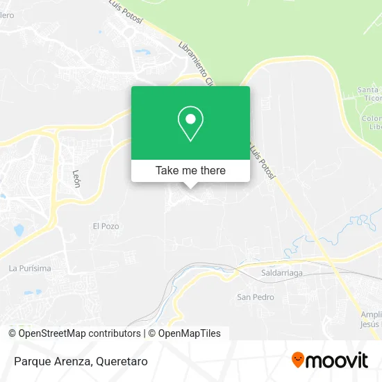 Mapa de Parque Arenza