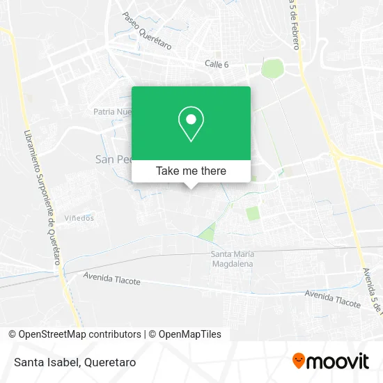 Mapa de Santa Isabel
