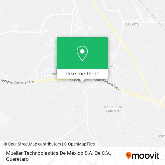Mapa de Mueller Technoplastics De México S.A. De C.V.
