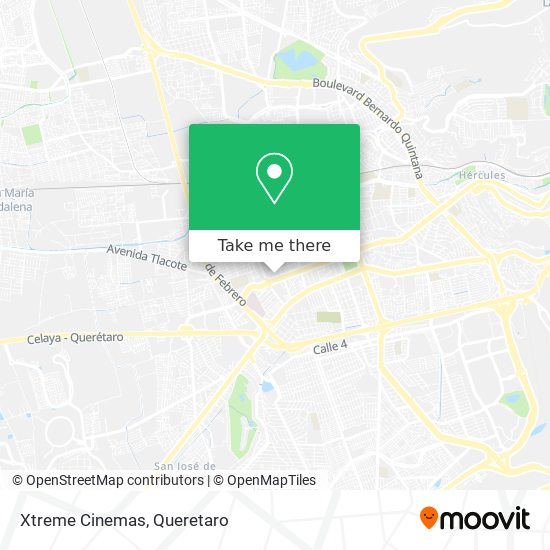 Mapa de Xtreme Cinemas