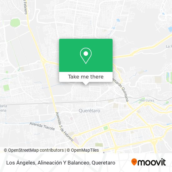 Los Ángeles, Alineación Y Balanceo map