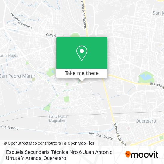 Escuela Secundaria Técnica Nro 6 Juan Antonio Urruta Y Aranda map