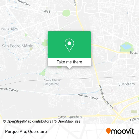 Mapa de Parque Ara