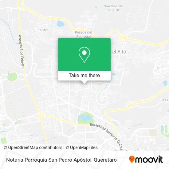 Mapa de Notaria Parroquia San Pedro Apóstol