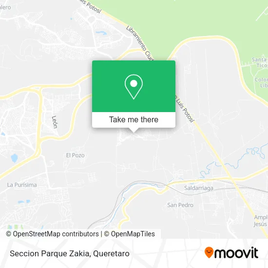 Mapa de Seccion Parque Zakia