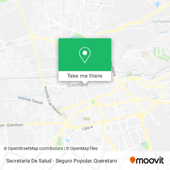 Secretaria De Salud - Seguro Popular map