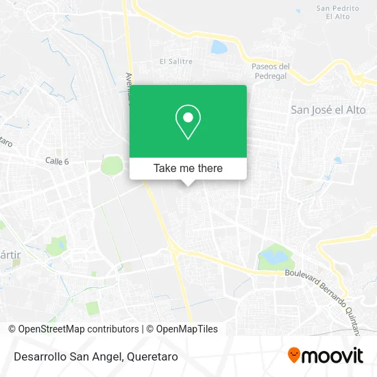 Mapa de Desarrollo San Angel