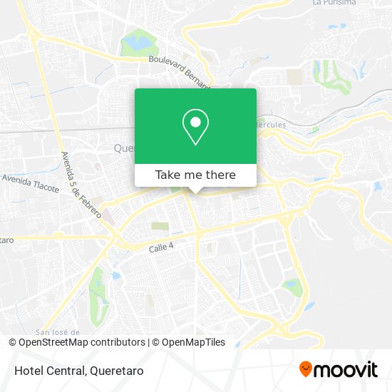 Hotel Central map