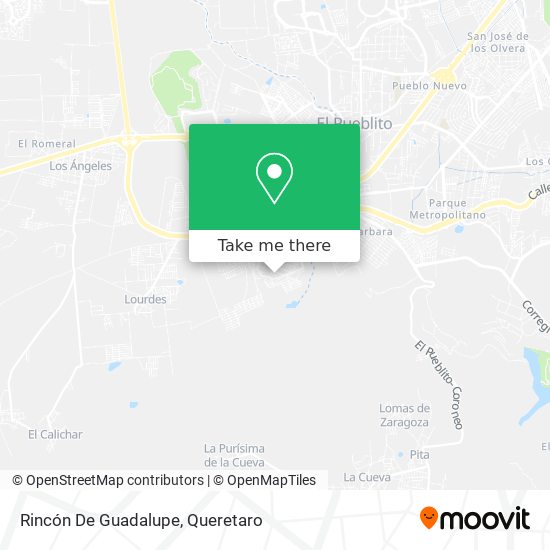 Rincón De Guadalupe map