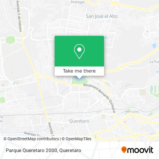 How to get to Parque Queretaro 2000 in Santiago De Querétaro by Bus?