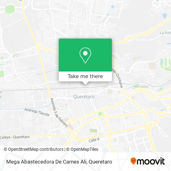 Mega Abastecedora De Carnes Ali map