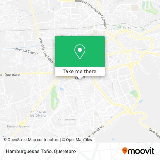 Hamburguesas Toño map