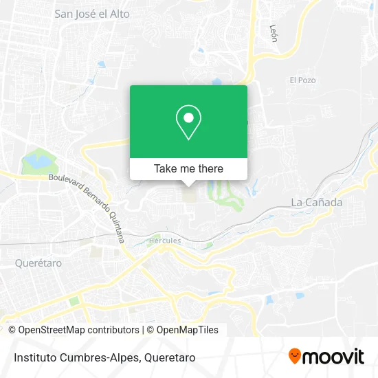 Mapa de Instituto Cumbres-Alpes