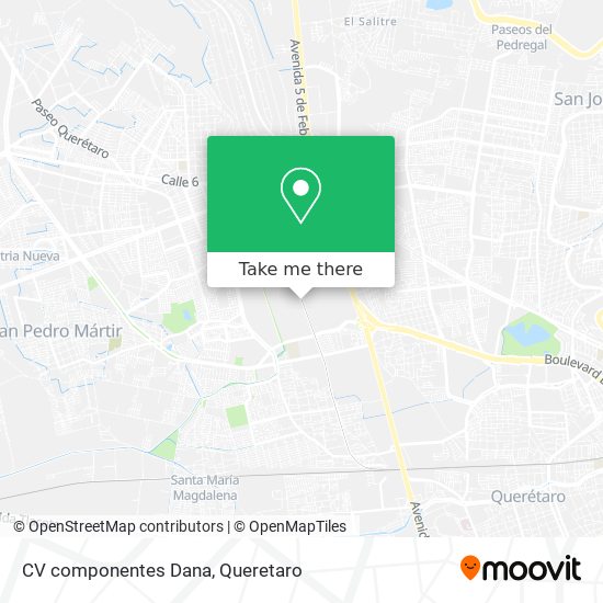 Mapa de CV componentes Dana