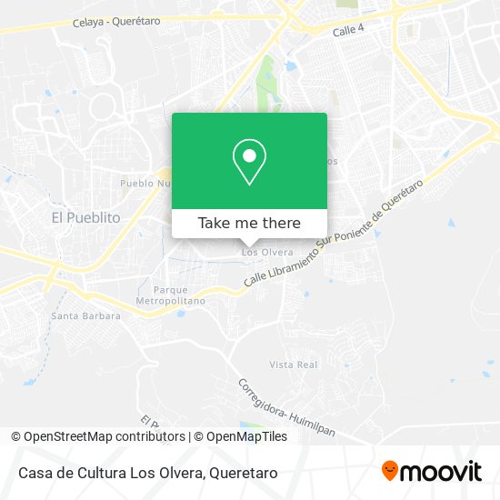 Mapa de Casa de Cultura Los Olvera