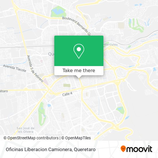 Oficinas Liberacion Camionera map