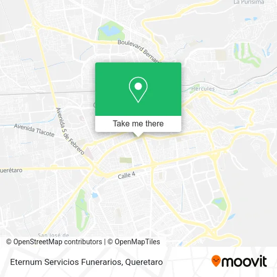 Mapa de Eternum  Servicios Funerarios