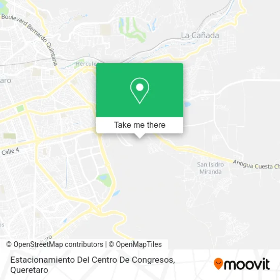 Mapa de Estacionamiento Del Centro De Congresos