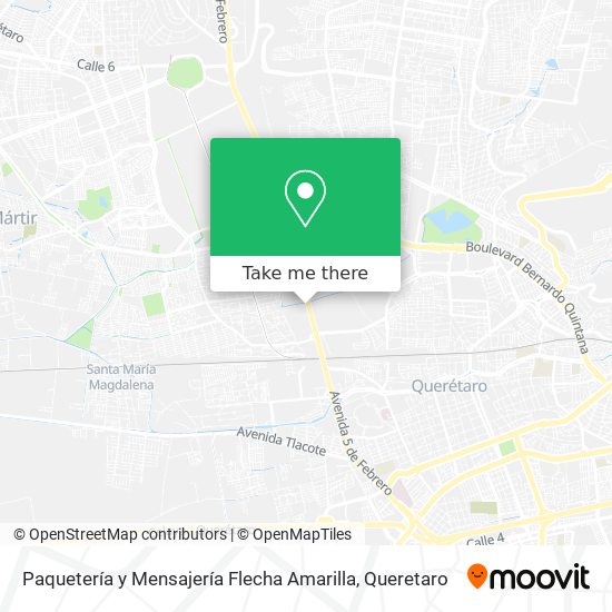 Paquetería y Mensajería Flecha Amarilla map