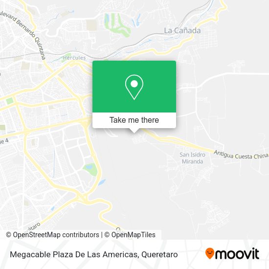 Mapa de Megacable Plaza De Las Americas