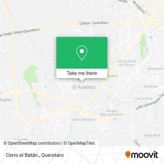 Mapa de Cerro el Batán.