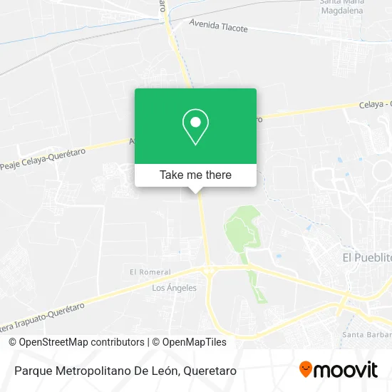 Mapa de Parque Metropolitano De León