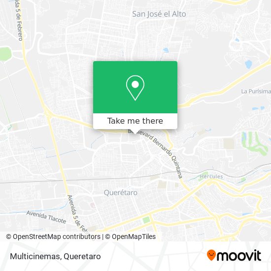 Mapa de Multicinemas