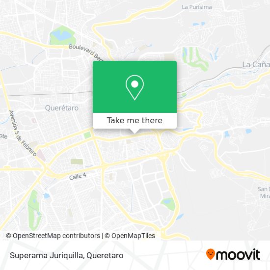 How to get to Superama Juriquilla in Santiago De Querétaro by Bus?