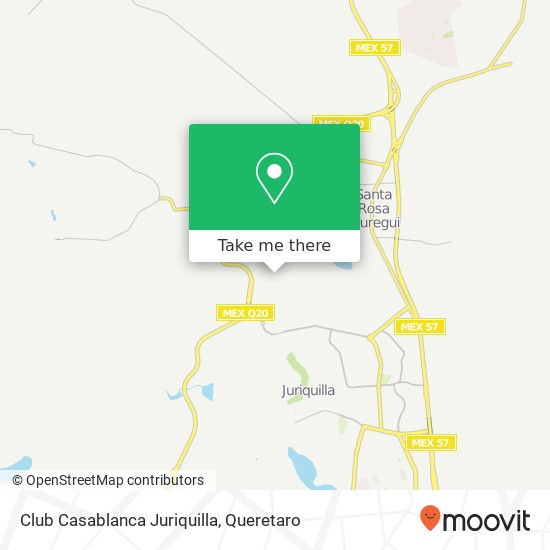 How to get to Club Casablanca Juriquilla in Santa Rosa Jauregui by Bus?