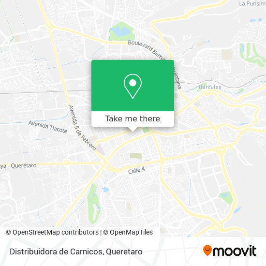 Mapa de Distribuidora de Carnicos