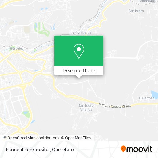 Mapa de Ecocentro Expositor