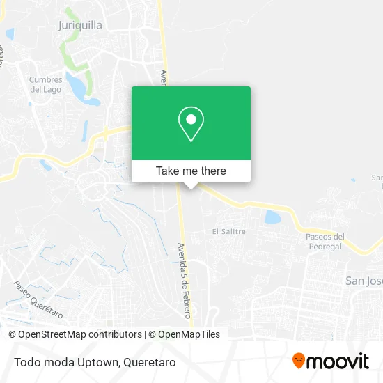 Todo moda Uptown map