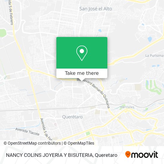 NANCY COLINS JOYERIA Y BISUTERIA map
