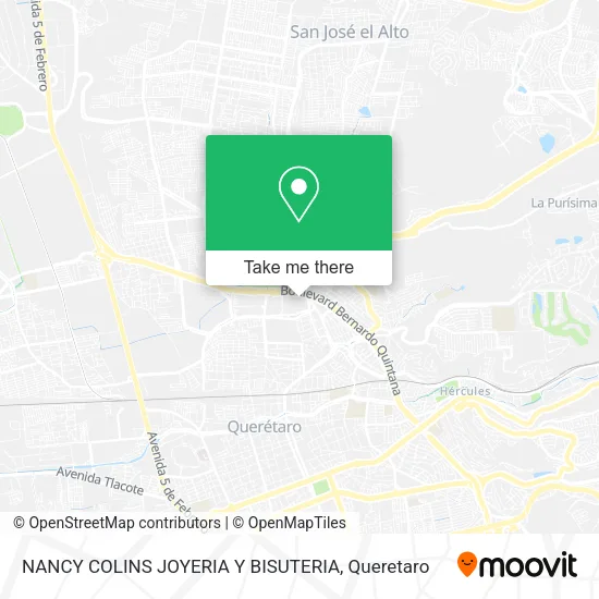 Mapa de NANCY COLINS JOYERIA Y BISUTERIA