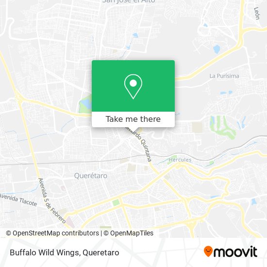 Buffalo Wild Wings map