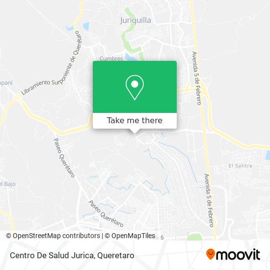 Centro De Salud Jurica map