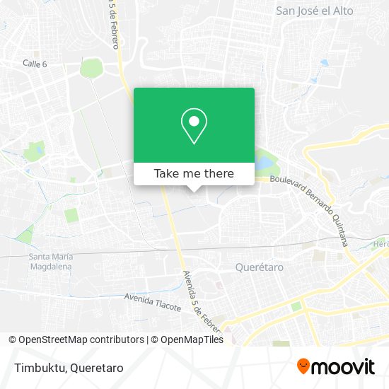 Mapa de Timbuktu