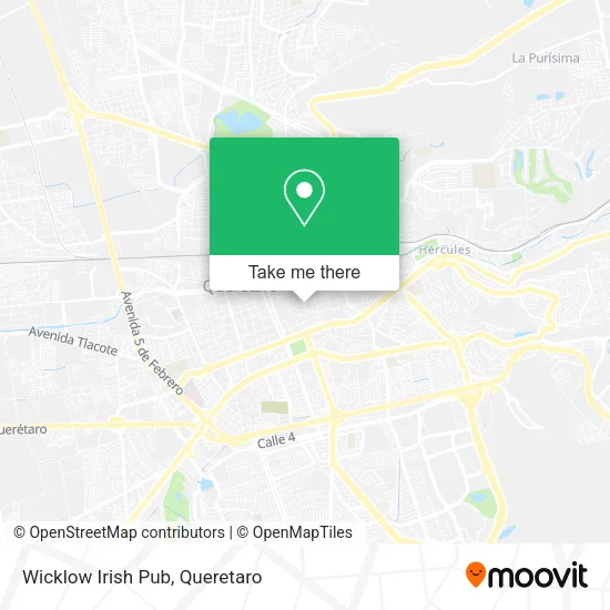 Mapa de Wicklow Irish Pub