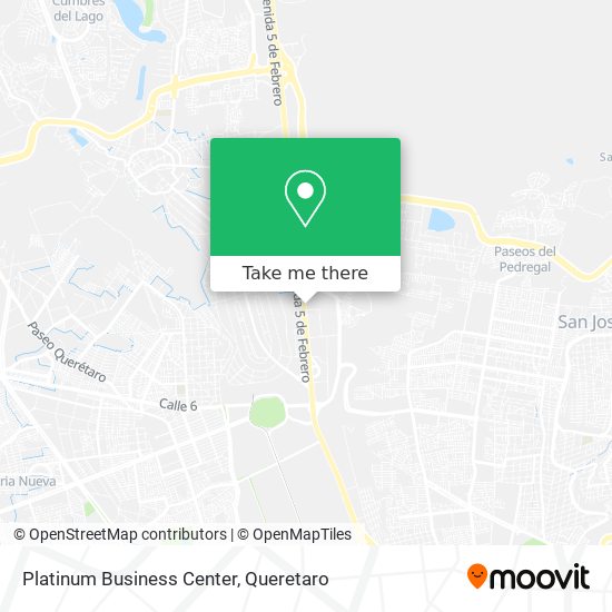 Platinum Business Center map