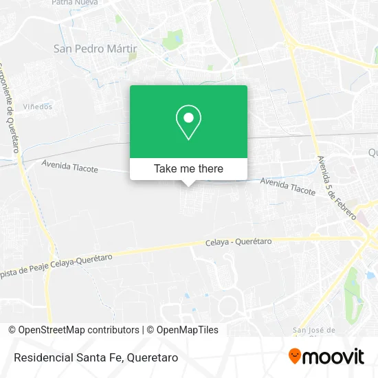 Mapa de Residencial Santa Fe