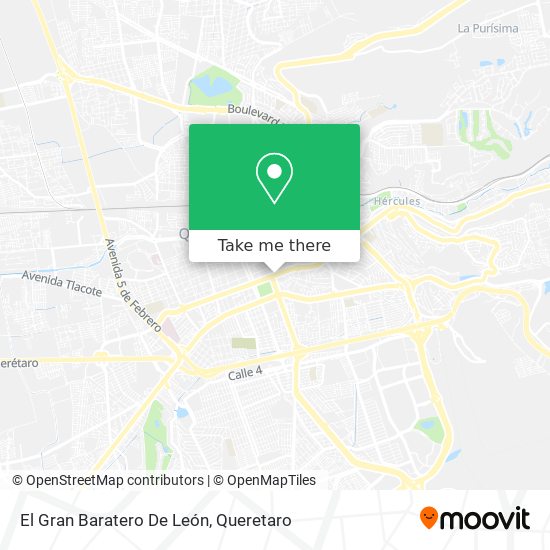 El Gran Baratero De León map