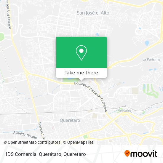 IDS Comercial Querétaro map