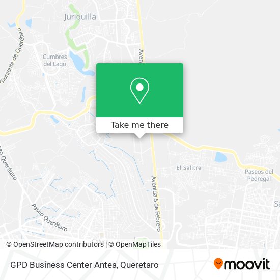 GPD Business Center Antea map