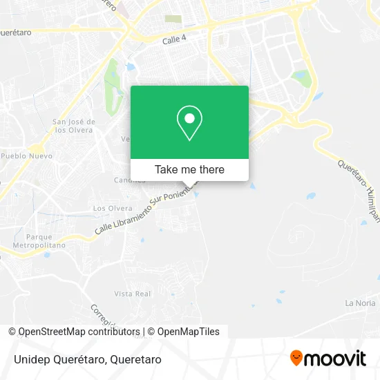 Mapa de Unidep Querétaro