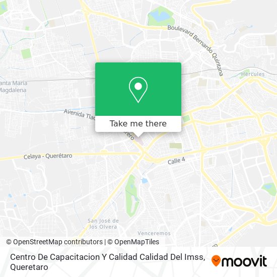 Mapa de Centro De Capacitacion Y Calidad Calidad Del Imss