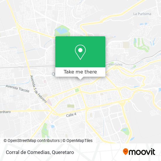 Corral de Comedias map