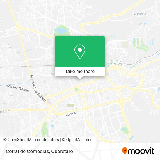 Corral de Comedias map