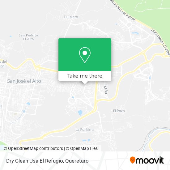 Mapa de Dry Clean Usa El Refugio
