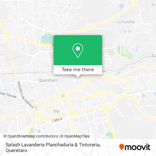Splash Lavanderia Planchaduria & Tintoreria map